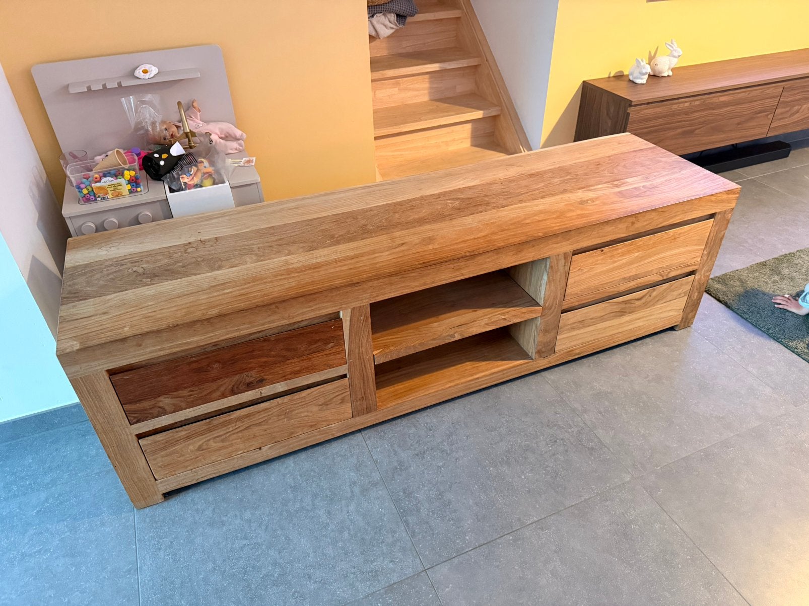 Tv kast 180cm, Ophalen, Gebruikt, Minder dan 100 cm