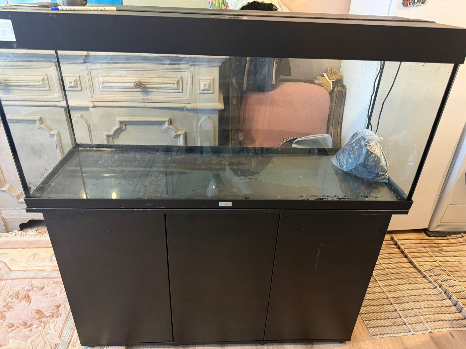 Aguarıum decoratie kast alles 120/40/55, Ophalen of Verzenden, Zo goed als nieuw, Decoratie
