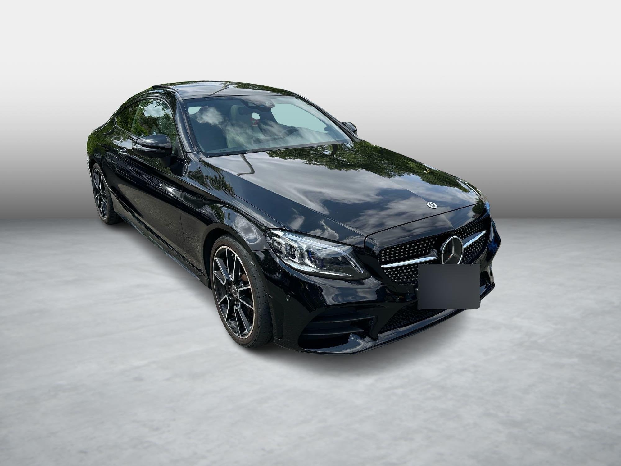 Mercedes-Benz C-Klasse Coupé C 300 AMG-Line (automatique), 1800 kg, Beige, Entreprise, Entretenue par le concessionnaire