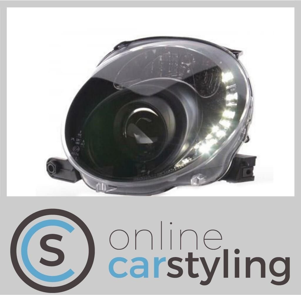 Koplampen Fiat 500 LED DRL, Neuf, -, Fiat, -