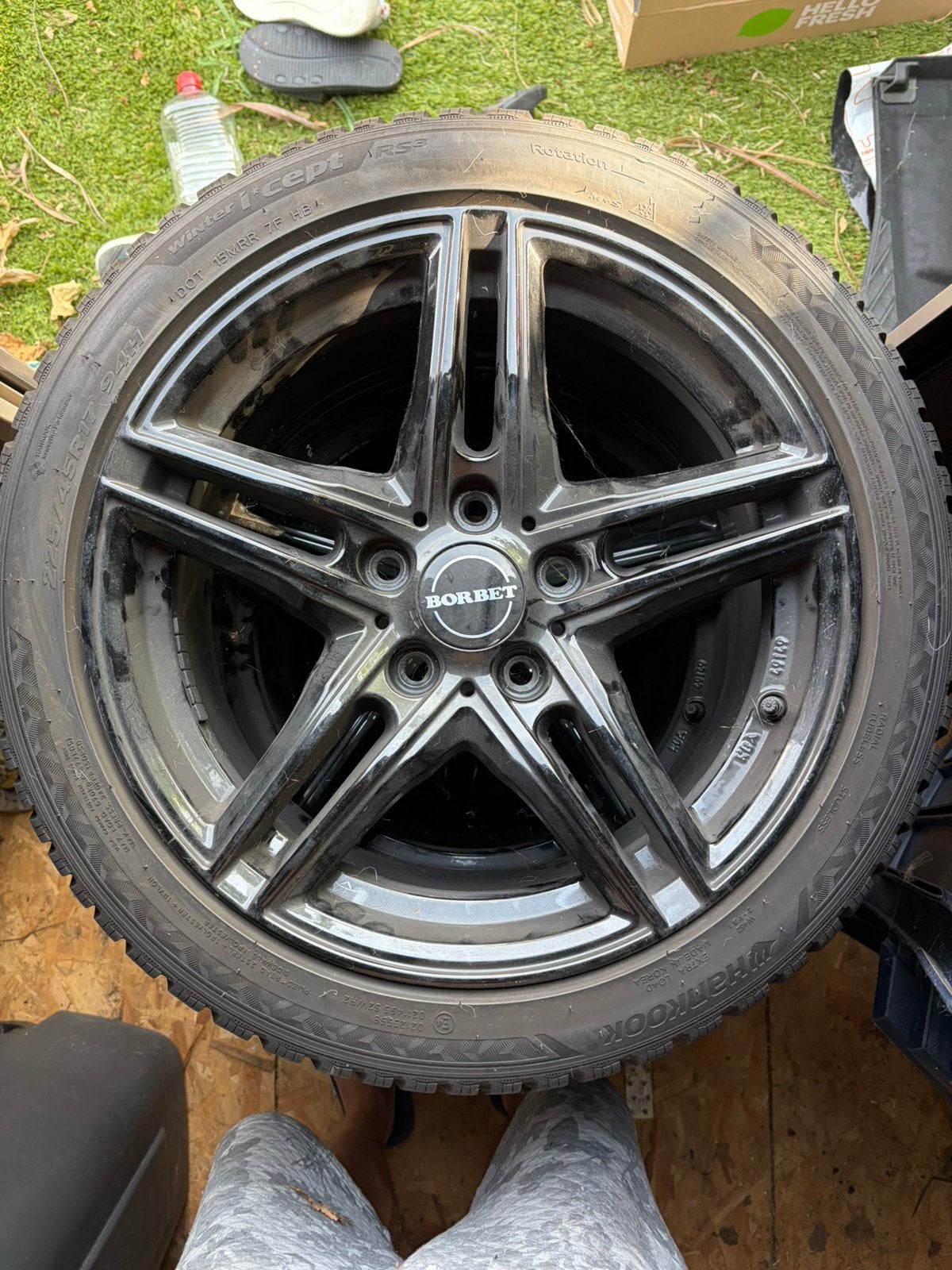 Nooit gebruikte Hancook Winter banden met velg BMW 118i, Auto-onderdelen, Banden en Velgen, Ophalen, Winterbanden, Band(en)