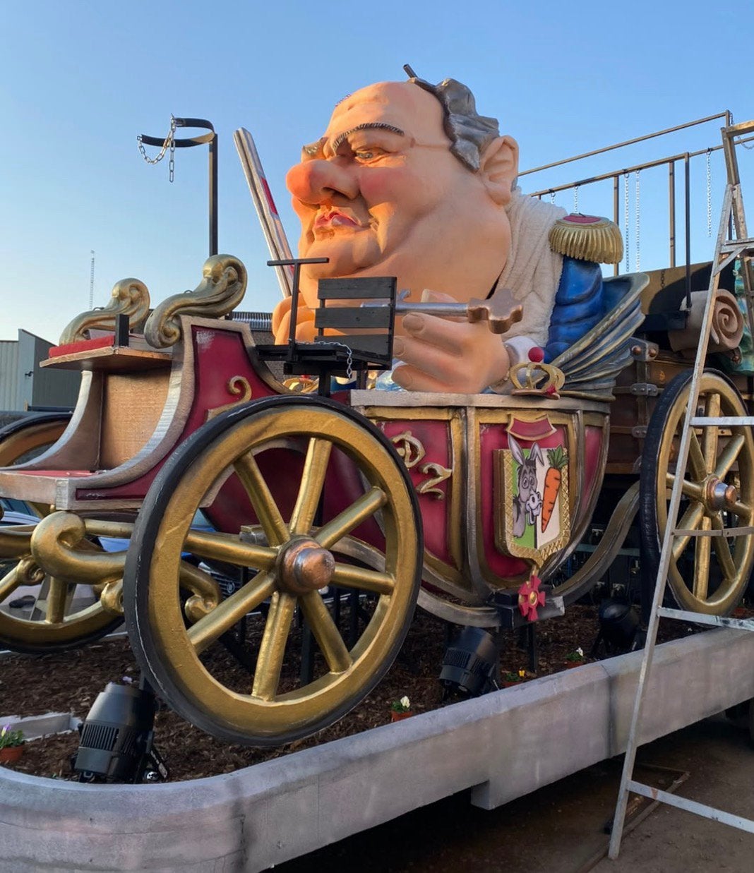 SUPERSTRUCTURE DE VOITURE DE CARNAVAL À VENDRE, Enlèvement, Comme neuf