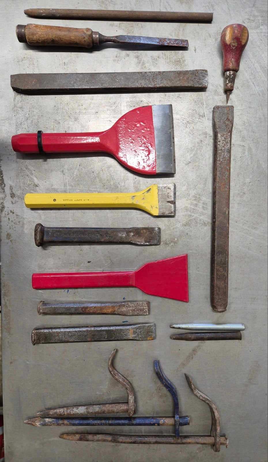 Metsel, voeg, pleister, ... handgereedschap., Doe-het-zelf en Bouw, Ophalen, Gebruikt, Overige typen, Overige merken