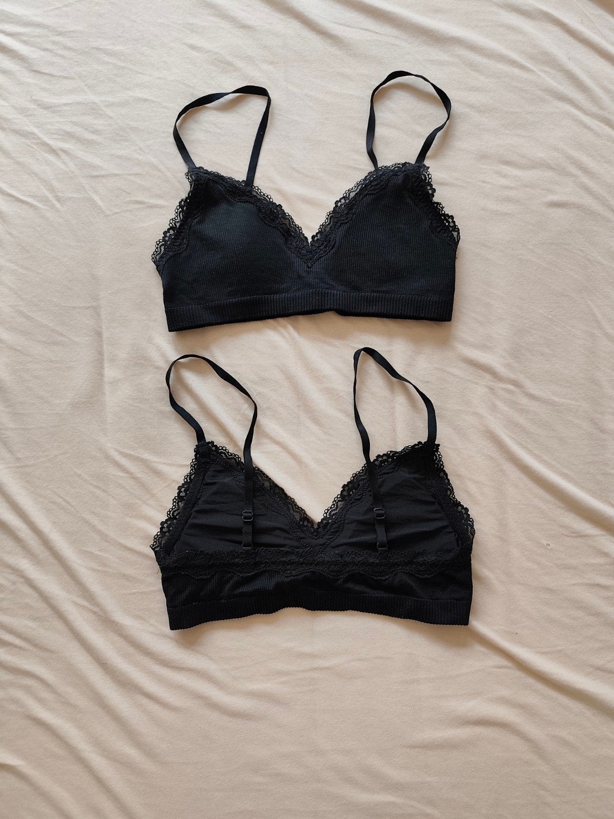 H&M zwarte bralettes maat S, Kleding | Dames, Ophalen of Verzenden, Zwart, BH