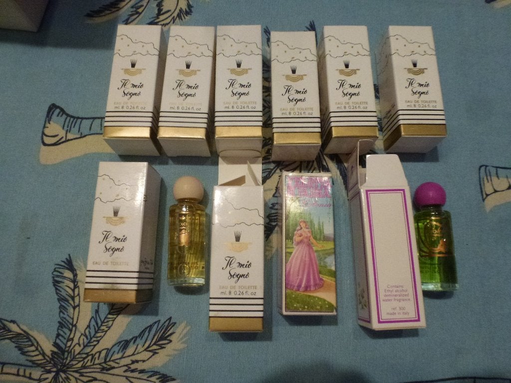 10 miniatures parfum Il mio sogno/Violetta voir description, Enlèvement ou Envoi, Neuf, Miniature, Plein