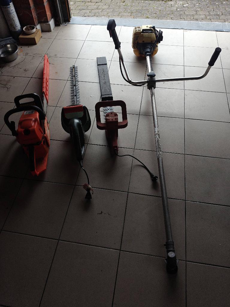 Lot de machine de jardin, Enlèvement, Utilisé, Essence