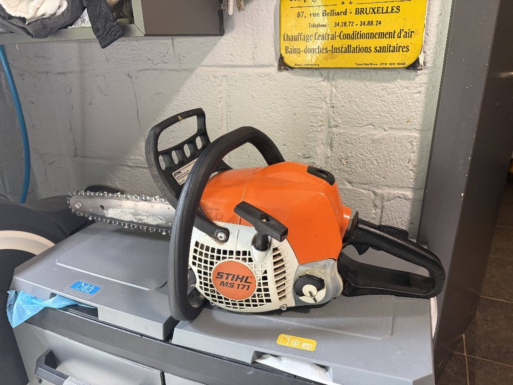 tronçonneuse Stihl MS 171, Doe-het-zelf en Bouw, Gereedschap | Zaagmachines, Ophalen, Minder dan 30 mm, Stihl, Gebruikt