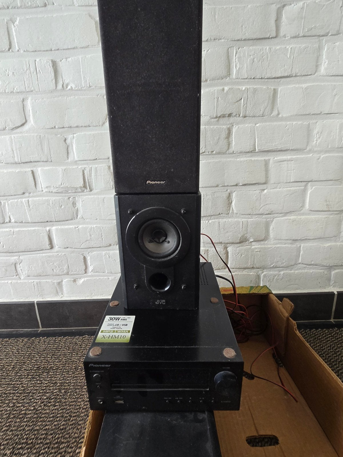 Oude radio + speakers, Audio, Tv en Foto, Ophalen, Pioneer