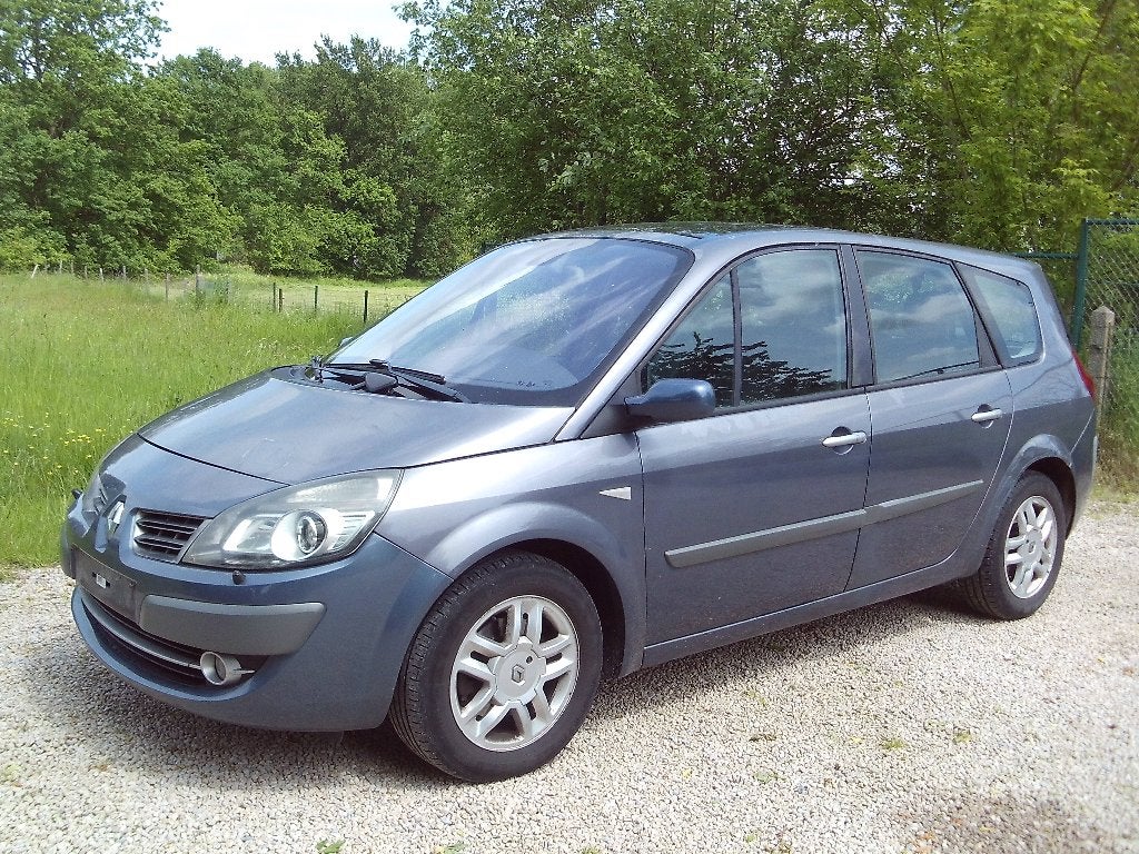 Renault Grand Scenic 131PK Open Dak LEDER 7 PLAATSEN !!!, Autos, Cuir, Argent ou Gris, Achat, Entreprise