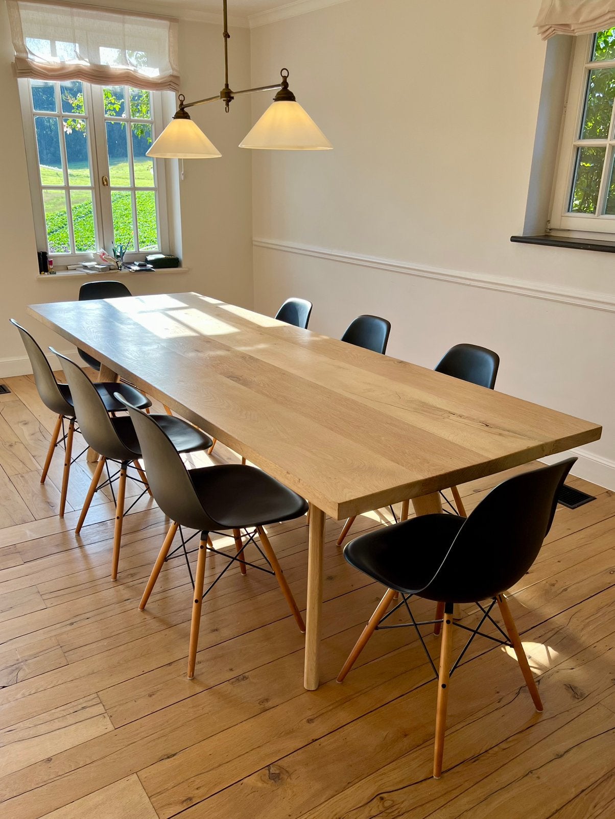 8 chaises VITRA Eames plastic side chair DSW authentiques, Comme neuf, Enlèvement, Cinq, Six Chaises ou plus, Bois