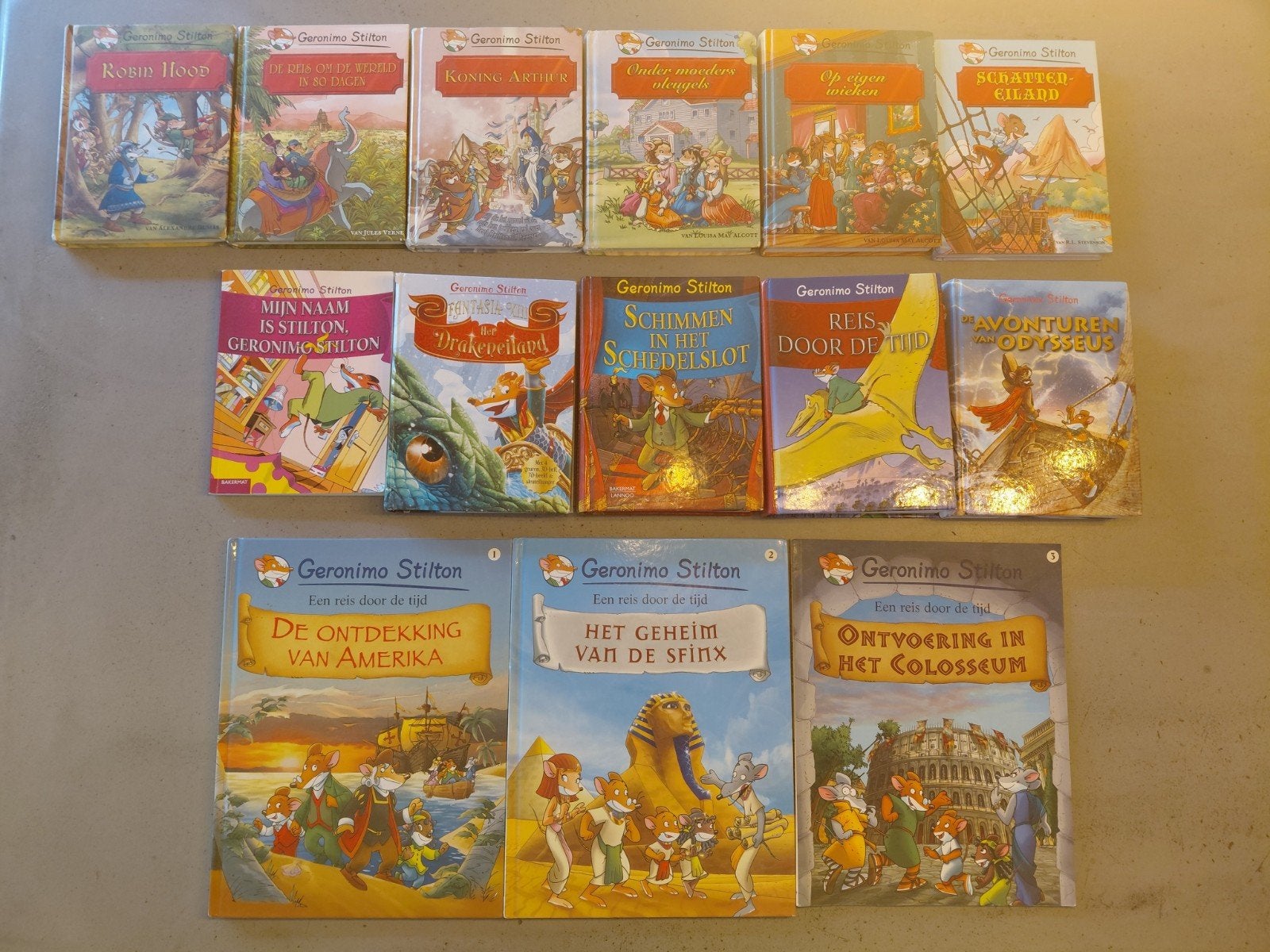 14 Geronimo Stilton-boeken, Ophalen, Stilton