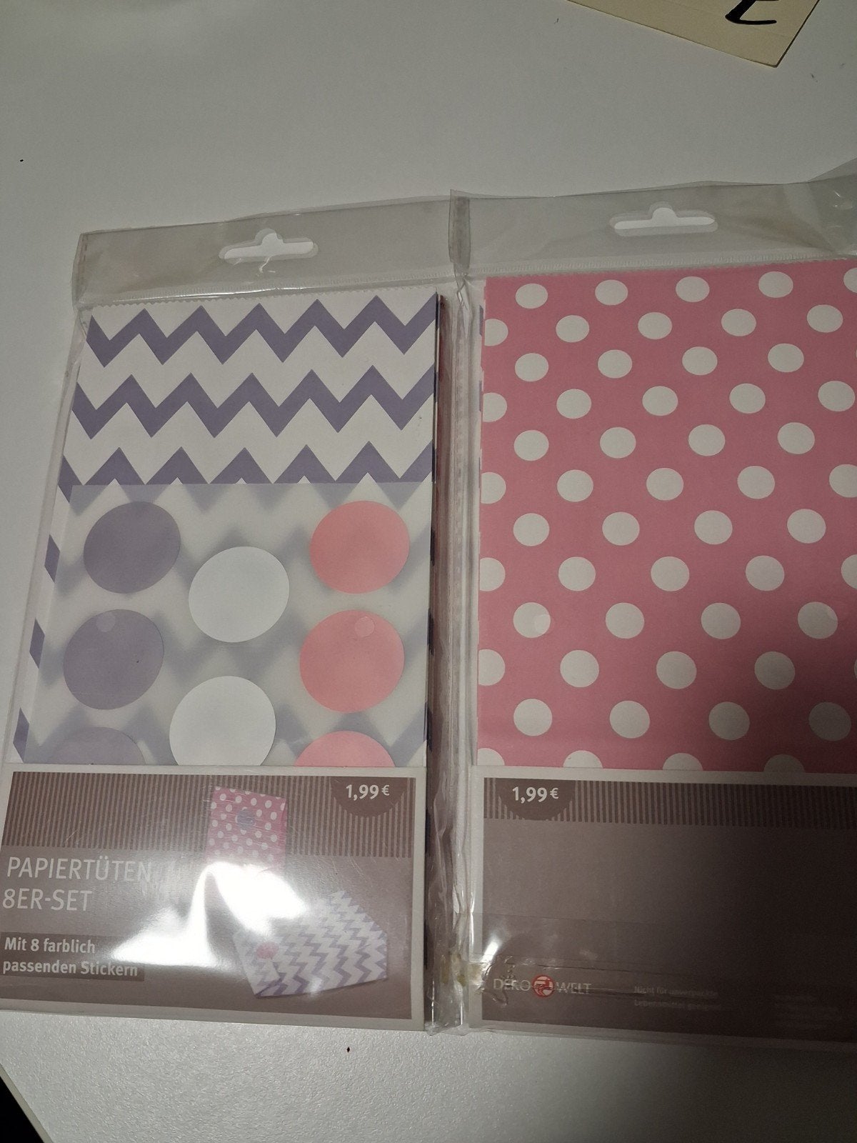 NIEUW !! Papieren zakjes - cadeauzakjes - verpakkingen, Divers, Papeterie, Enlèvement