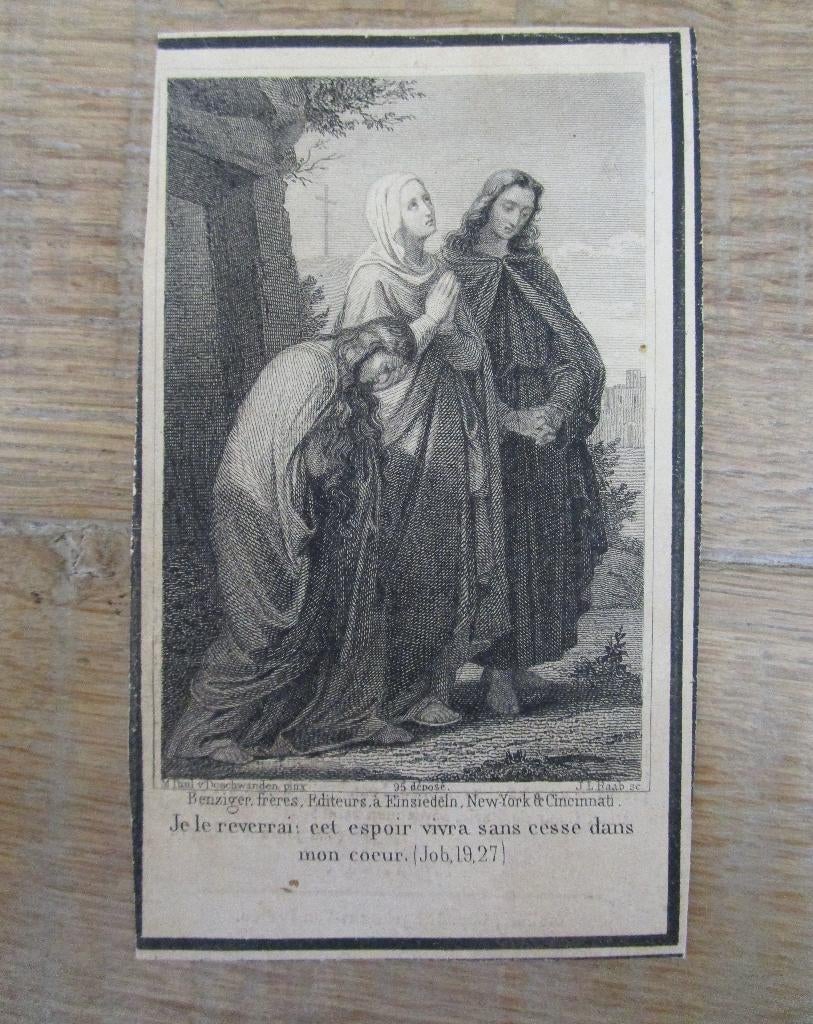 8 doodsprentjes gestorven 1870-1879, Ophalen of Verzenden, Rouwkaart