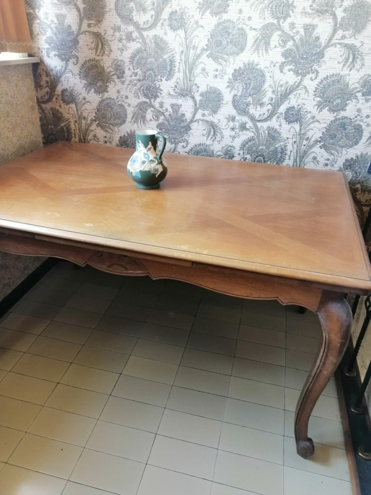 Oude tafel, Ophalen
