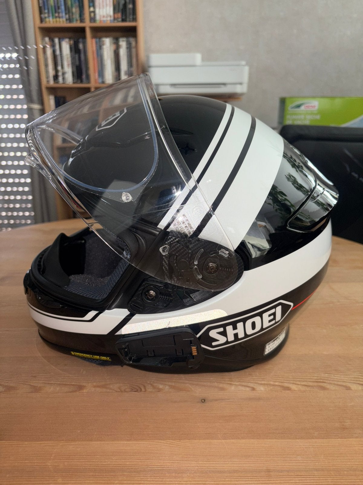 Shoei NXR Cardo JBL Spirit prêt, Seconde main, Casque intégral, Enlèvement, Shoei