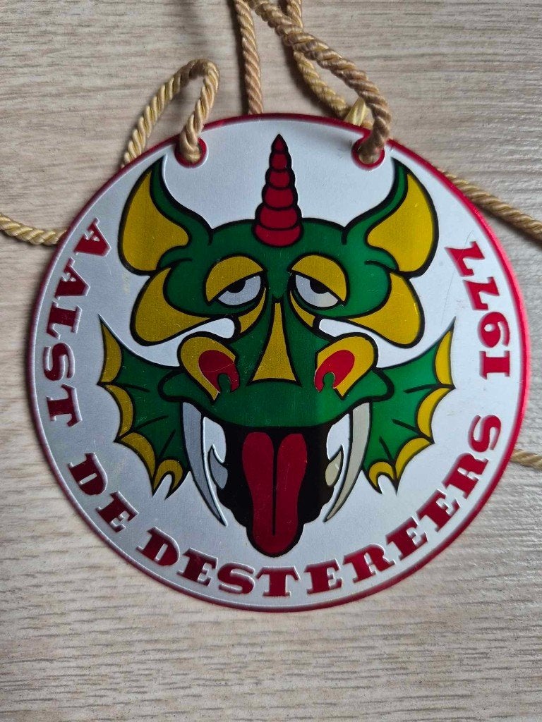 Carnaval Aalst medaille De Destereers 1977, Ophalen of Verzenden