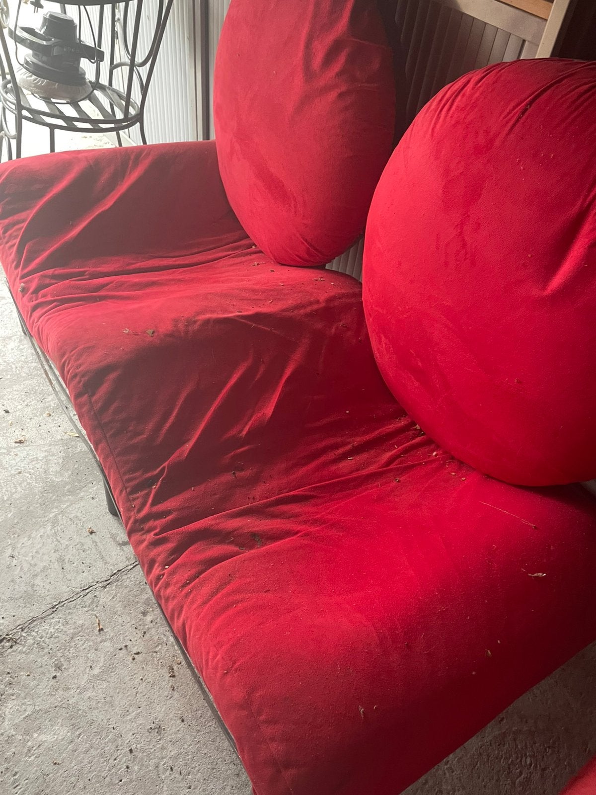 Canape et fauteuil, Enlèvement, Utilisé
