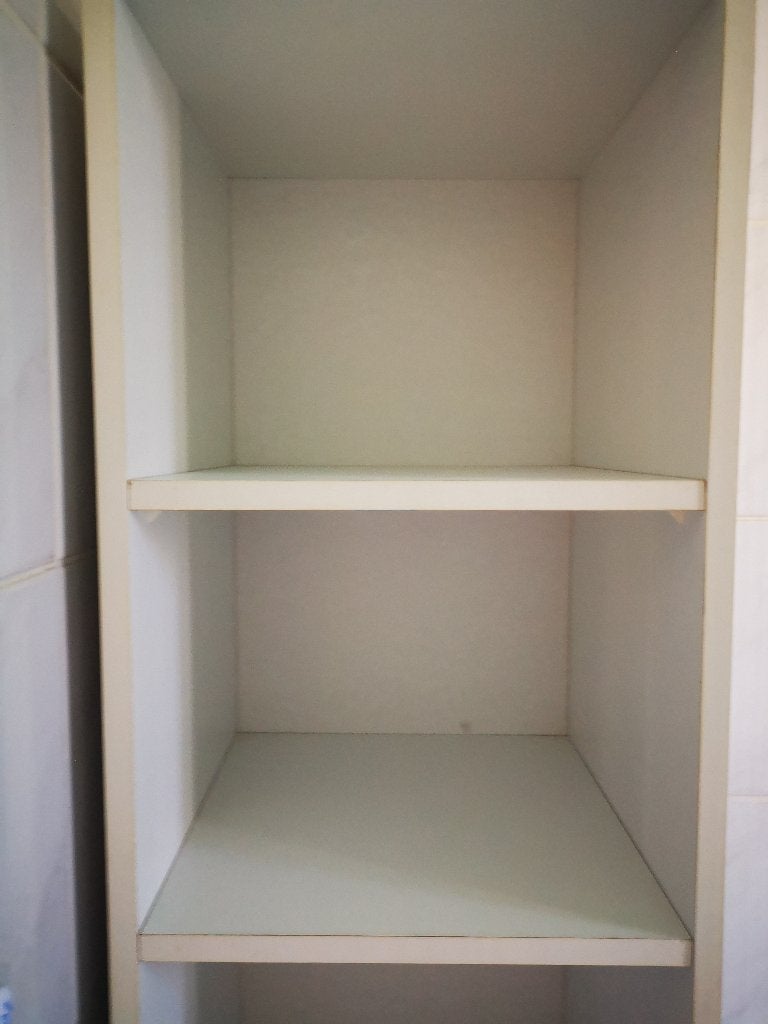 badkamer kast wit, Huis en Inrichting, Badkamer | Badkamermeubels, Ophalen, Gebruikt, (Half)hoge kast