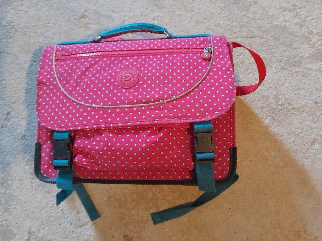 Boekentas Kipling, Ophalen of Verzenden, Zo goed als nieuw, Roze, Rugtas