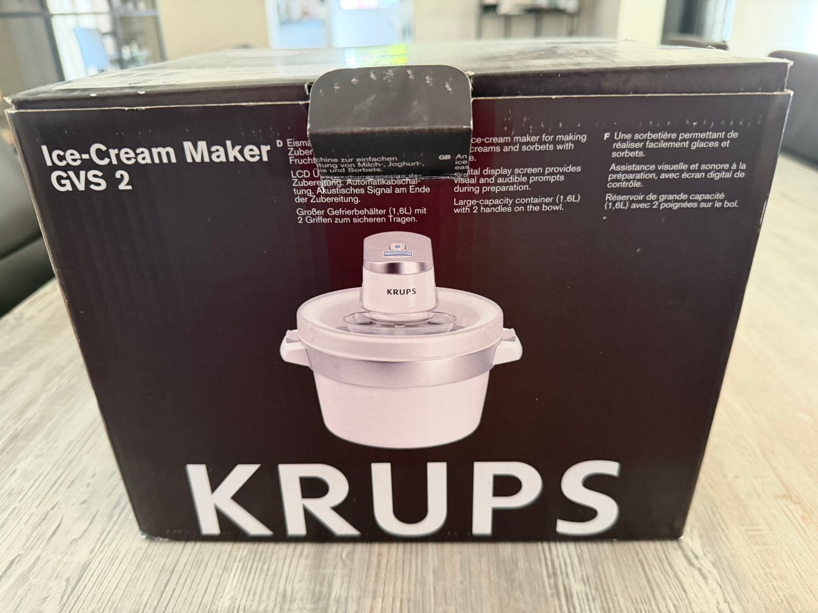 Krups GVS2 Perfect Mix 9000 ijsmachine, Elektronische apparatuur, Keukenmixers, Ophalen, Zo goed als nieuw