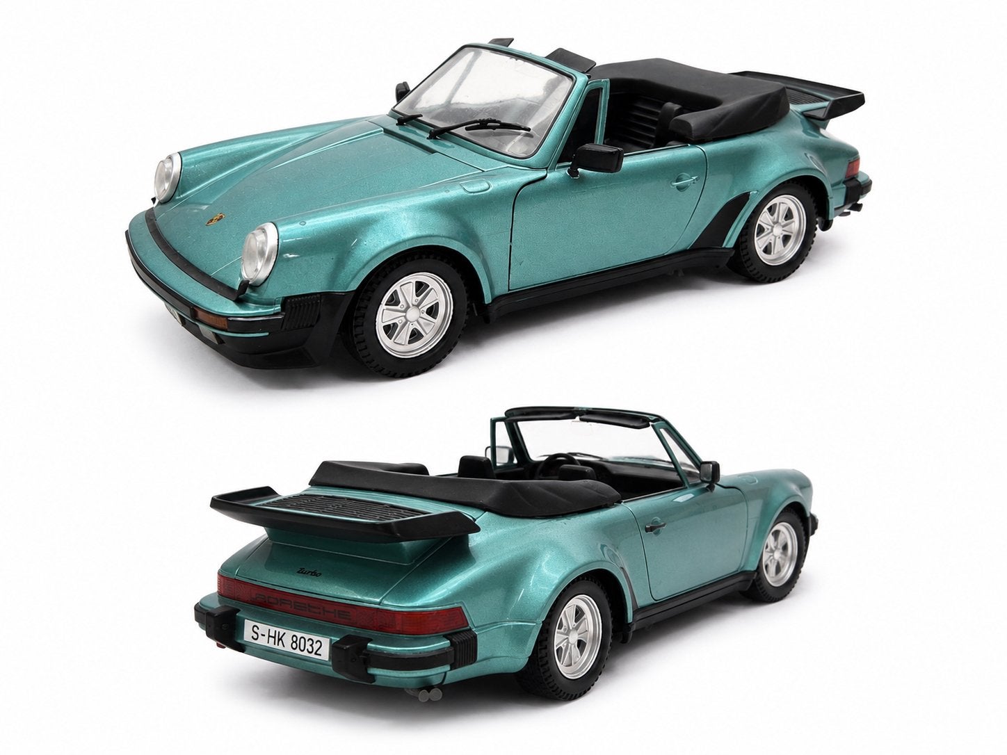 Polistil Porsche 911 Turbo Cabrio 1:16 Made in Italy, Ophalen, Zo goed als nieuw