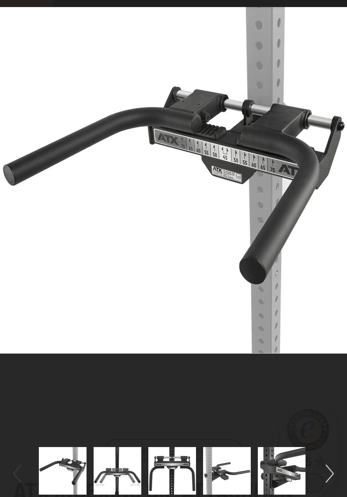 ATX INDEXING DIP ATTACHMENT, Sports & Fitness, Appareils de fitness, Enlèvement, Comme neuf