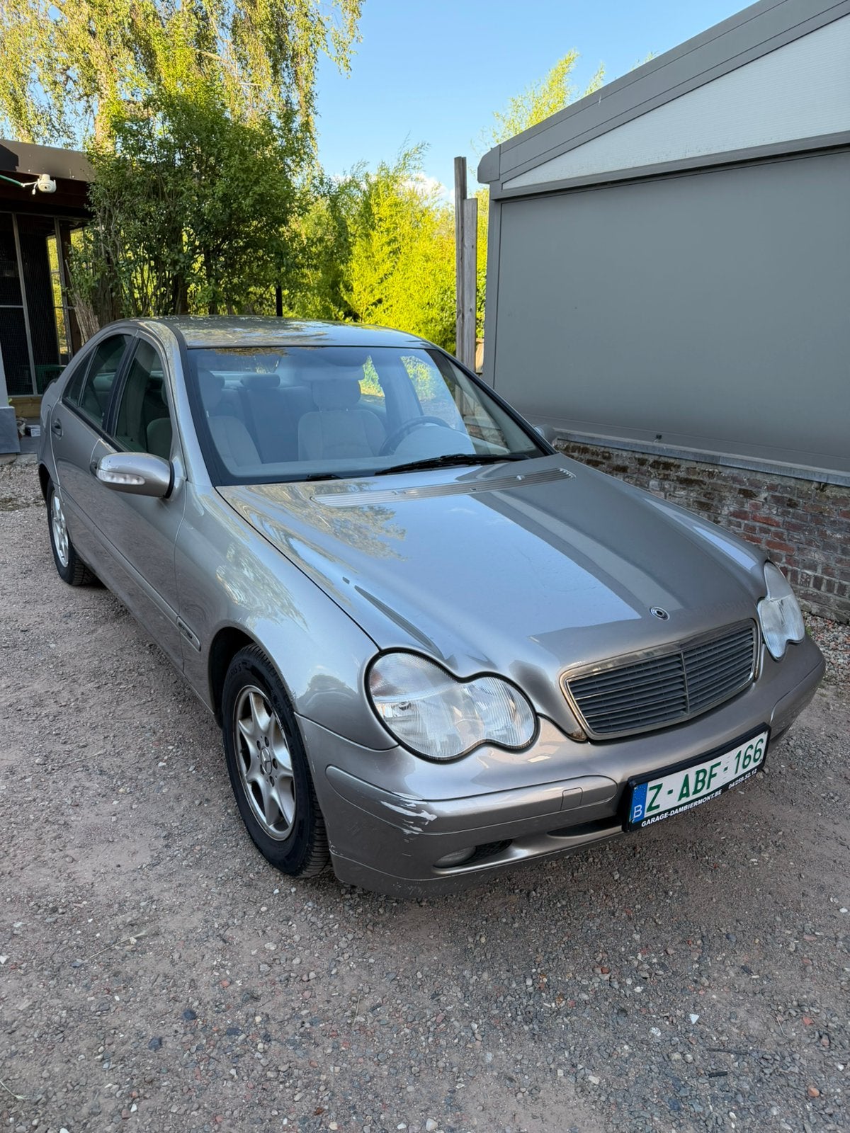 Mercedes C180 / Benzine / Eerste eigenaar / Airco, Auto's, Beige, 4 cilinders, 190 g/km, 5 deurs