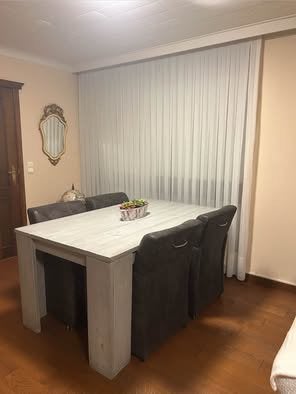 steigerhouten eettafel, Huis en Inrichting, Ophalen