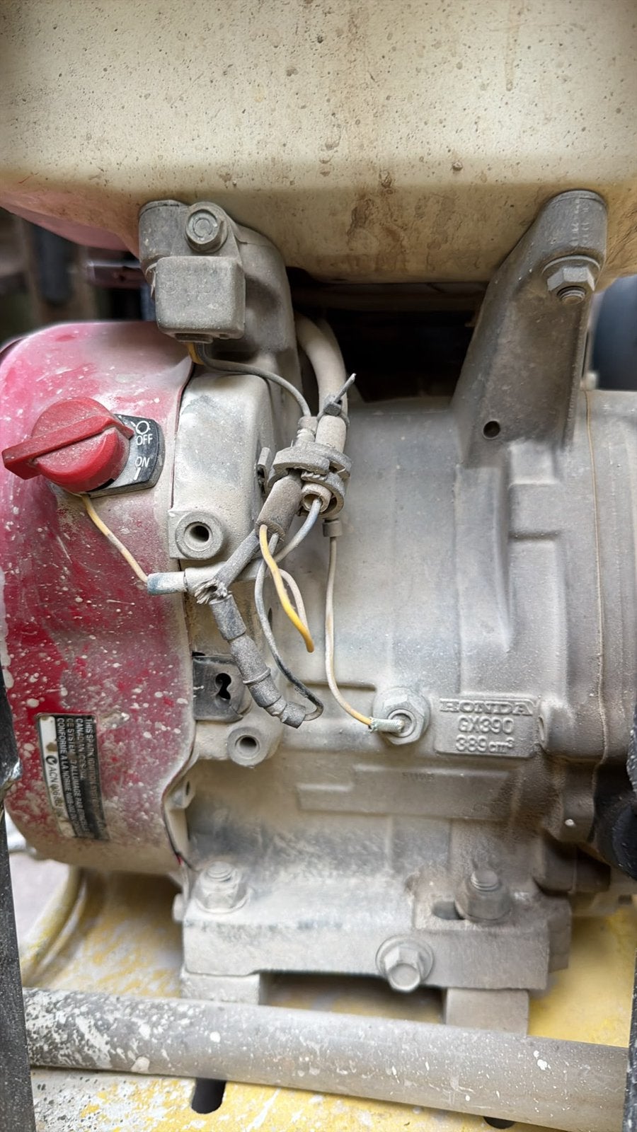 BETONZAAG/VLOERZAAG CEDIMA Honda GX 390 13pk- 450mm, Ophalen, Gebruikt, Benzinemotor