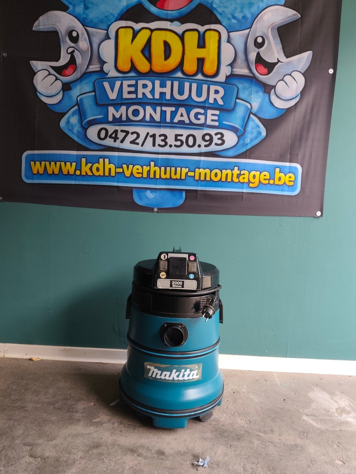 bouwstofzuiger Makita te koop, Elektronische apparatuur, Ophalen, O, Makita, Reservoir
