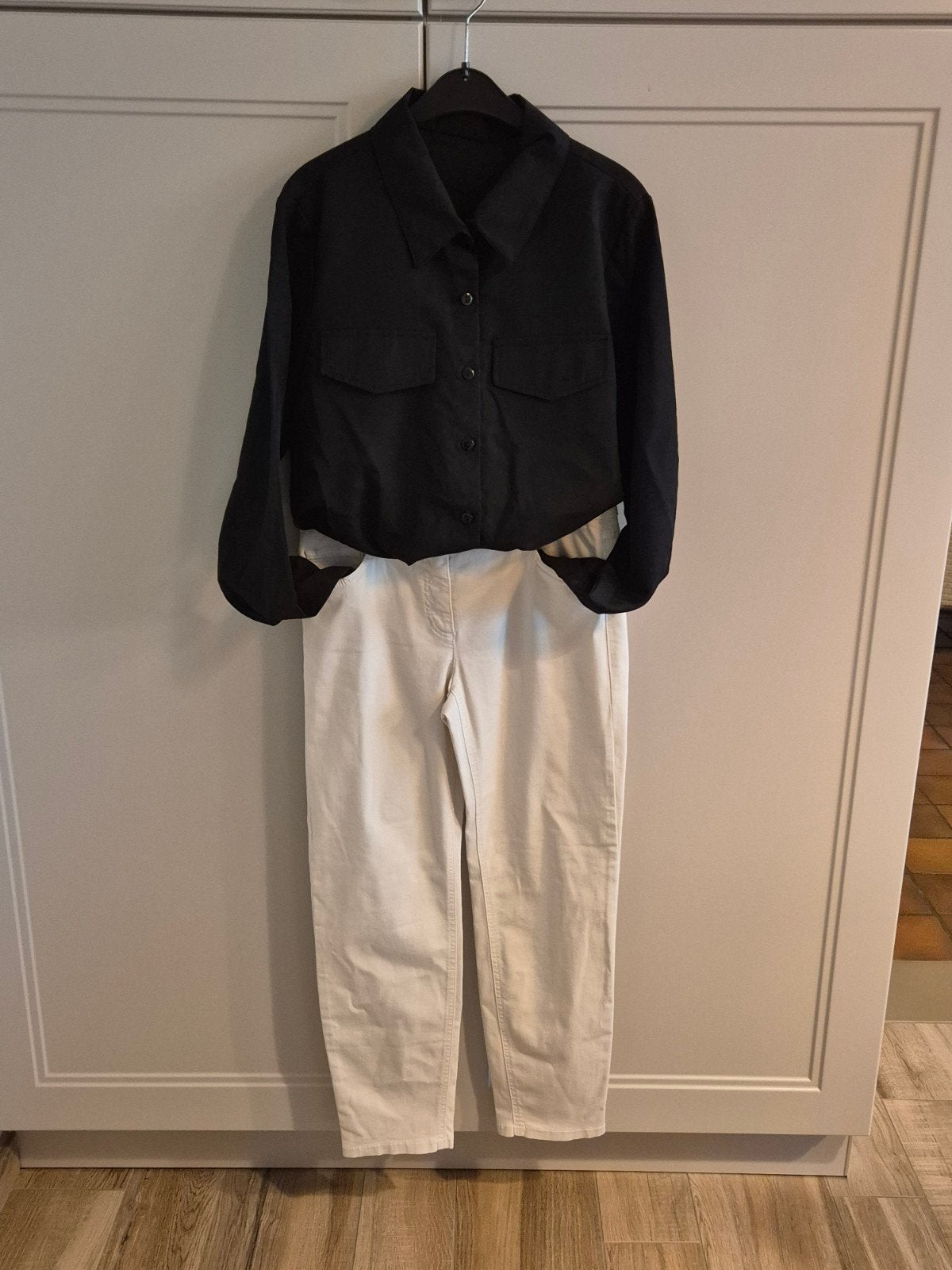Damesbroek Gerry Weber+hemd ZGAN, Kleding | Dames, Gerry Weber, Ophalen of Verzenden, Maat 36 (S), Wit