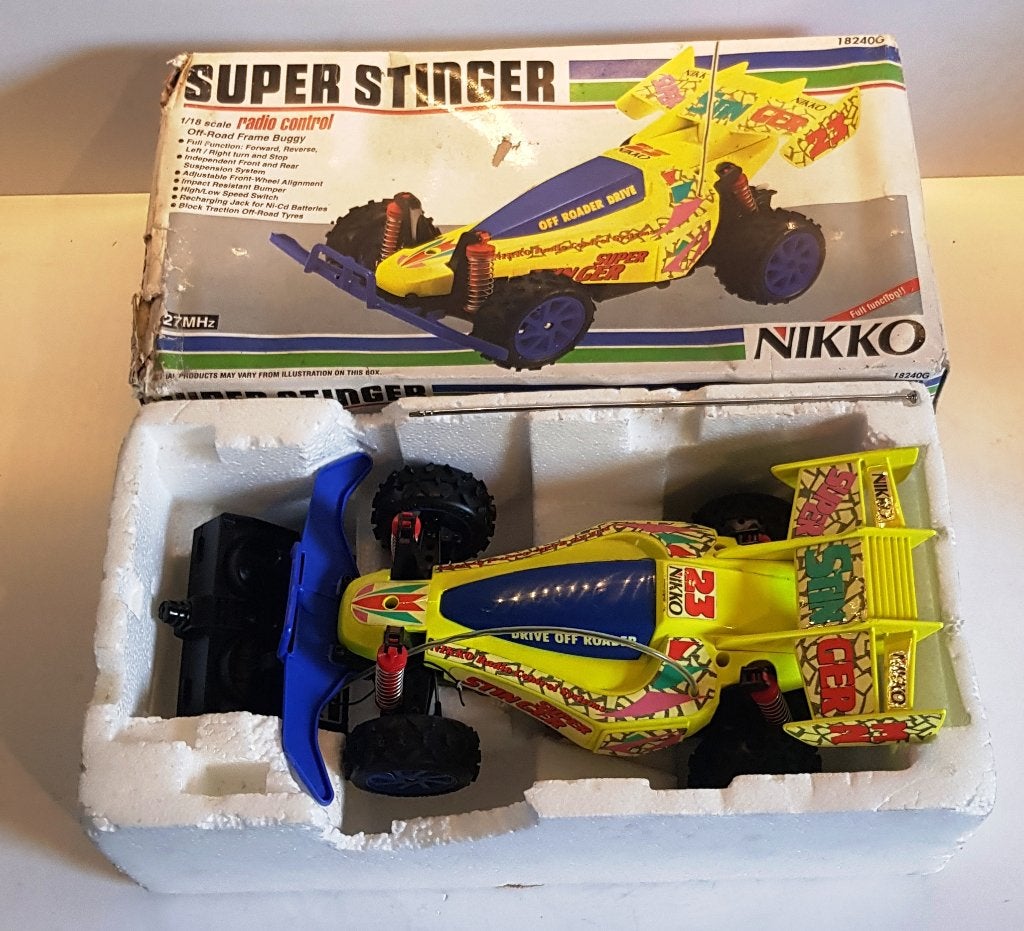 Nikko Super Stinger vintage 1/18, Autres échelles, Enlèvement ou Envoi, Voiture off road, Utilisé