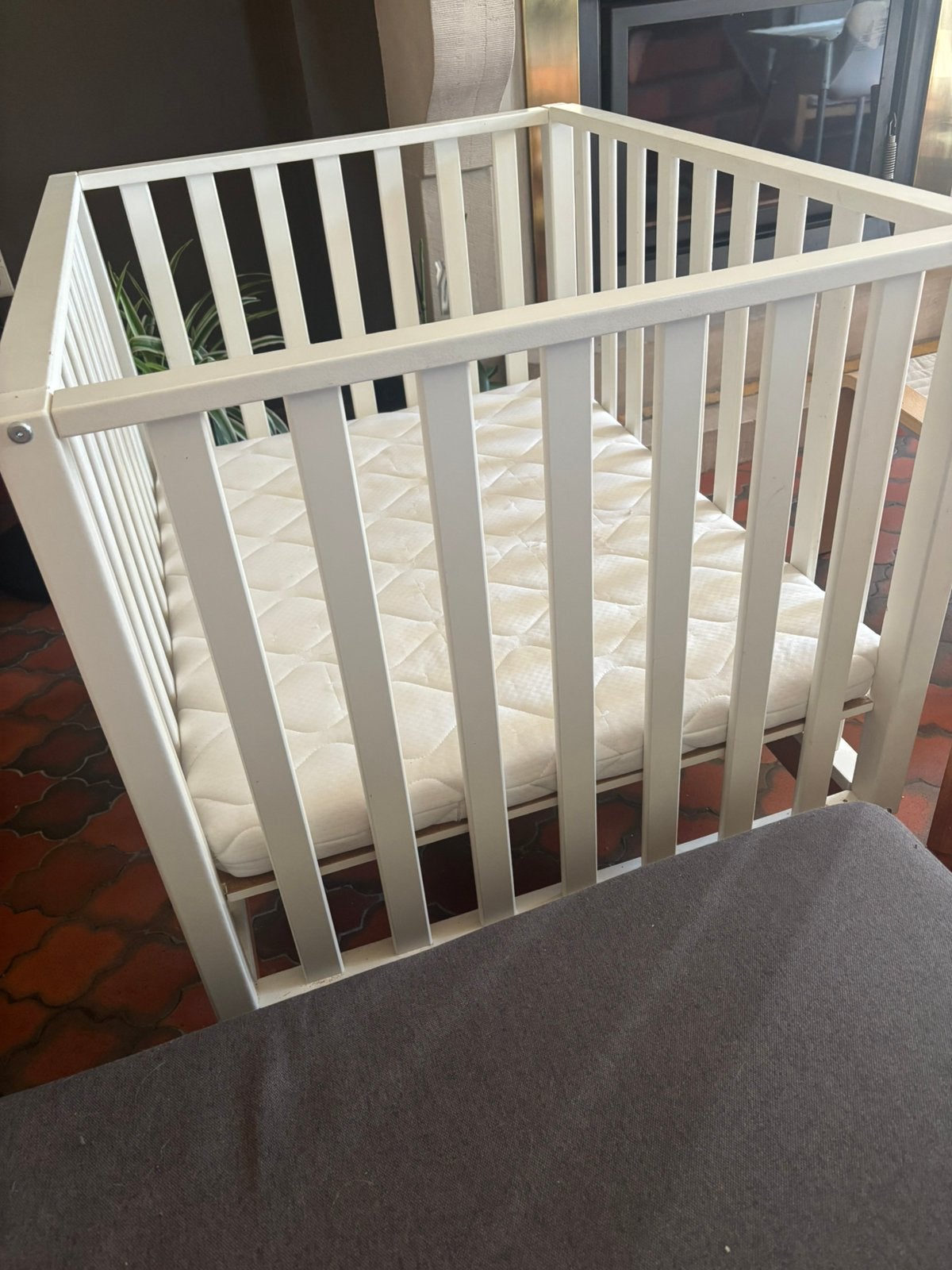 Park Malmo PK700 met matras, Ophalen, Gebruikt, Rechthoekig, In hoogte verstelbaar