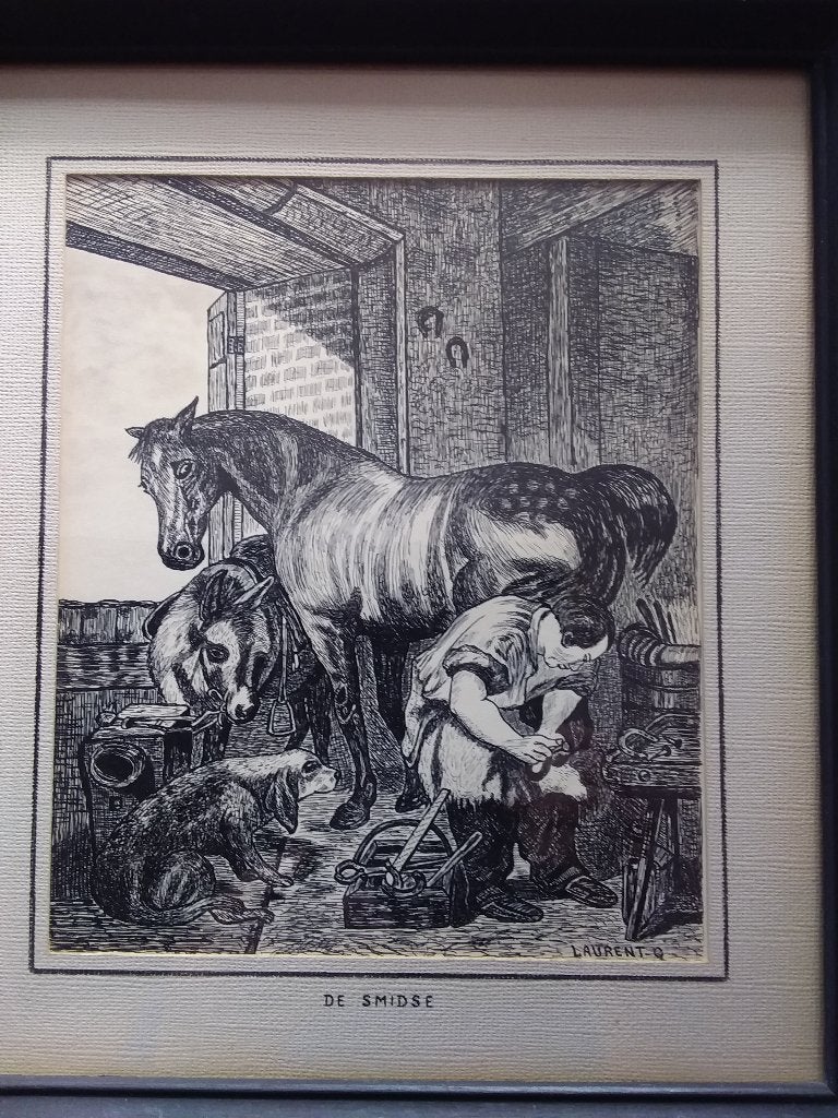smidse  tekening, Ophalen