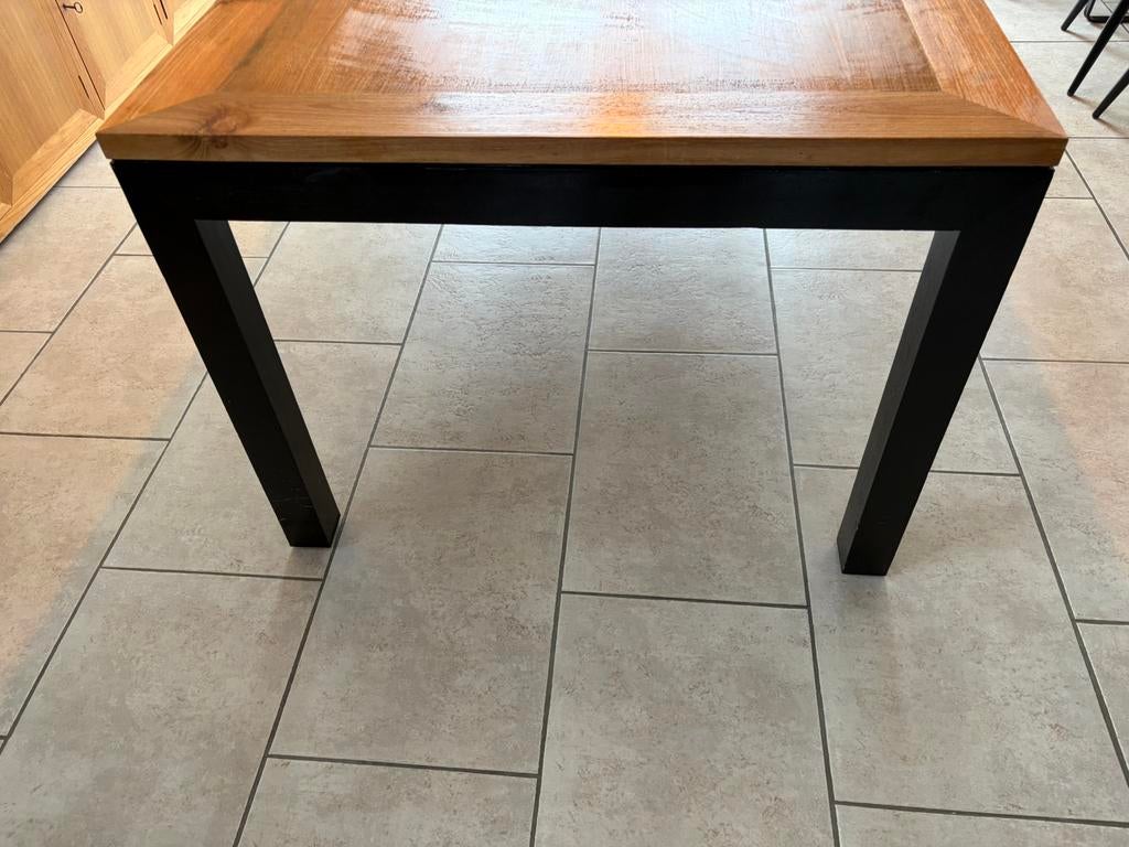 Grote tafel in teak hout, Huis en Inrichting, Ophalen, Zo goed als nieuw, Teak, 6 tot 8 stoelen