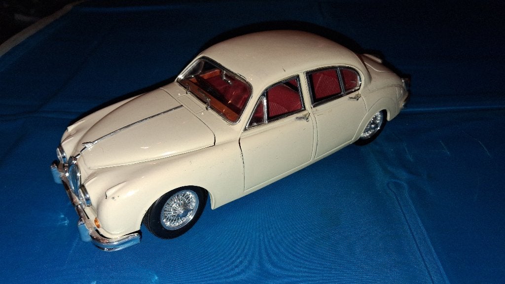 Jaguar MarkII van 1959  (Maisto) op 1/18, Ophalen of Verzenden, Gebruikt, Auto, Maisto