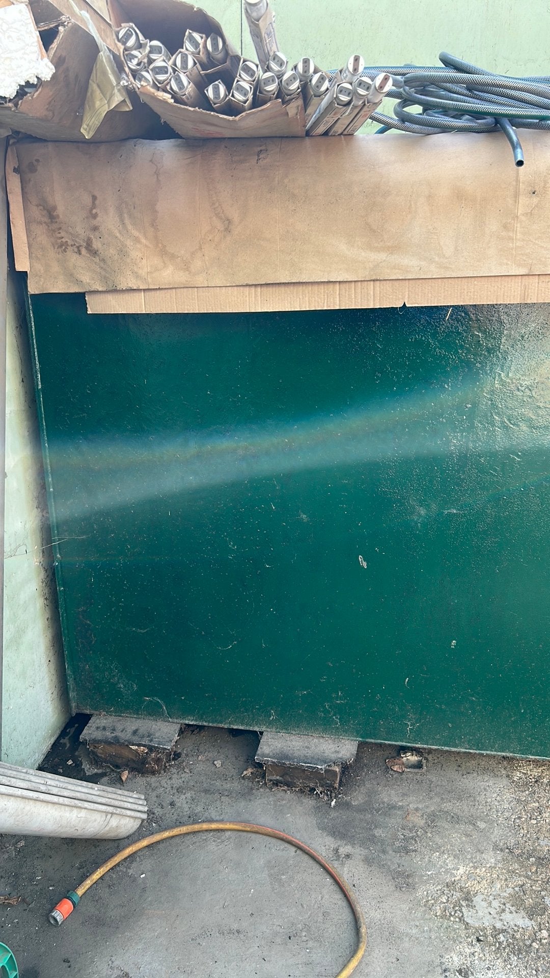 Dieseltank 3000 liter met 500 liter diesel binnen, Ophalen, Gebruikt, IJzer