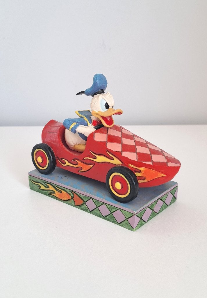 Disney Traditions - Donald Duck - Road Rage, Verzamelen, Ophalen of Verzenden, Donald Duck, Gebruikt, Beeldje of Figuurtje