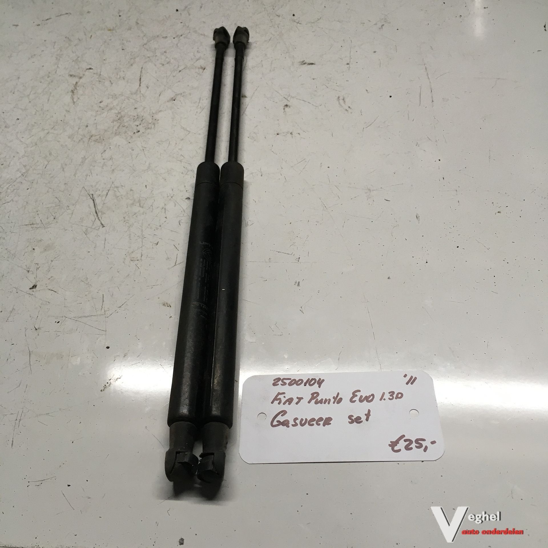 Fiat Punto Evo 5drs  1.3 Diesel 2011 2500104 Gasveren set ac, Auto-onderdelen, Gebruikt, -, -, Ophalen of Verzenden