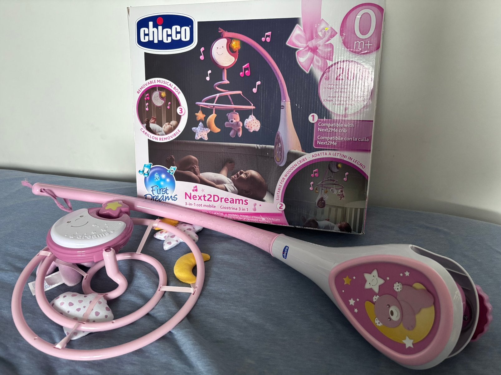 Nieuw: Chicco Next2Dreams muziekmobiel, Ophalen, Nieuw
