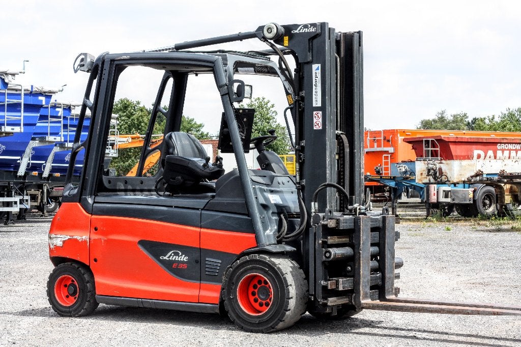 Linde E35L-01 elektrische heftruck | 3.500 kg | Triplex mast, Ophalen, 3000 tot 4000 kg, LINDE, Heftruck