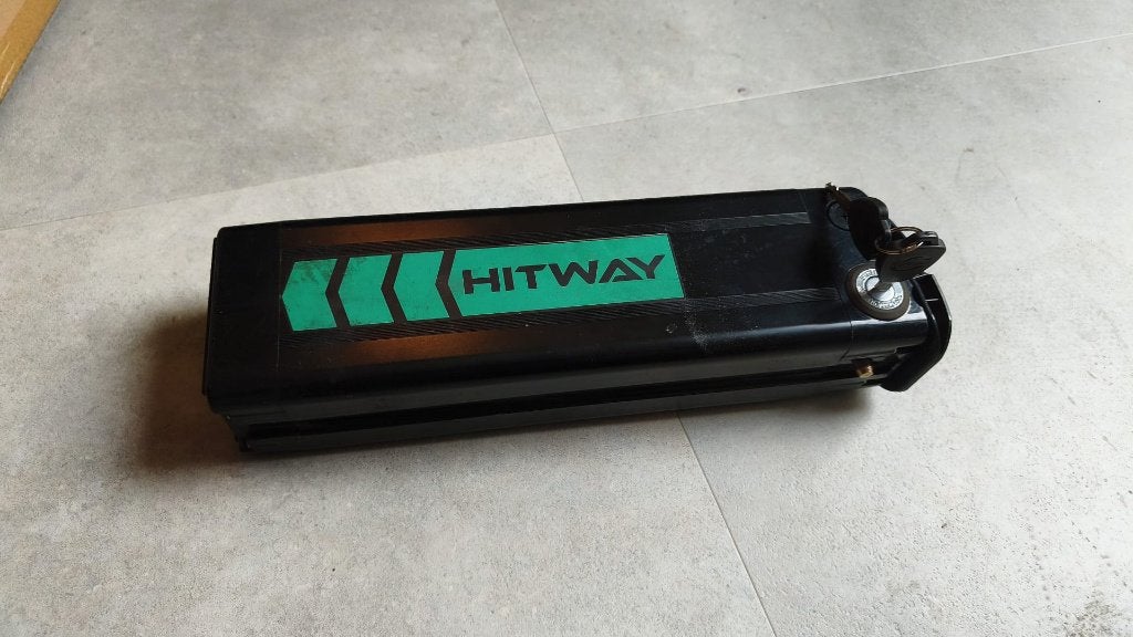 Hitway accu 48V 10Ah 480Wh – LEXEL – 2 sleutels, Fietsen en Brommers, Gebruikt
