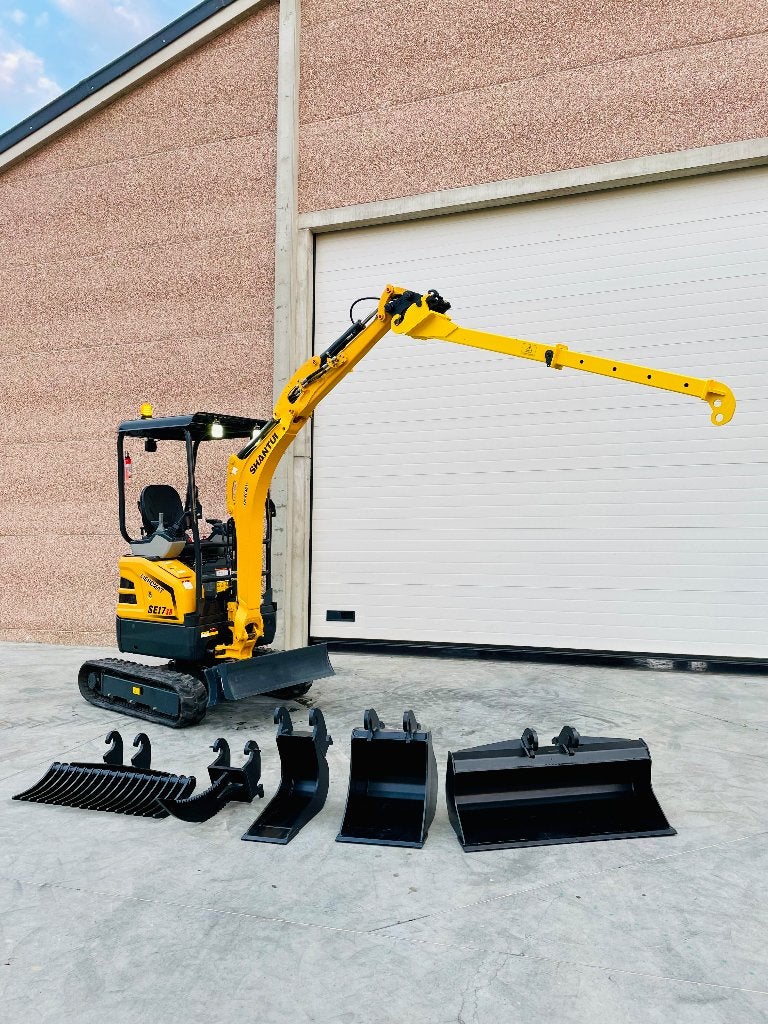 MINIGRAVER 1,8 t / BINNNENDRAAIER/ SHANTUI, Ophalen