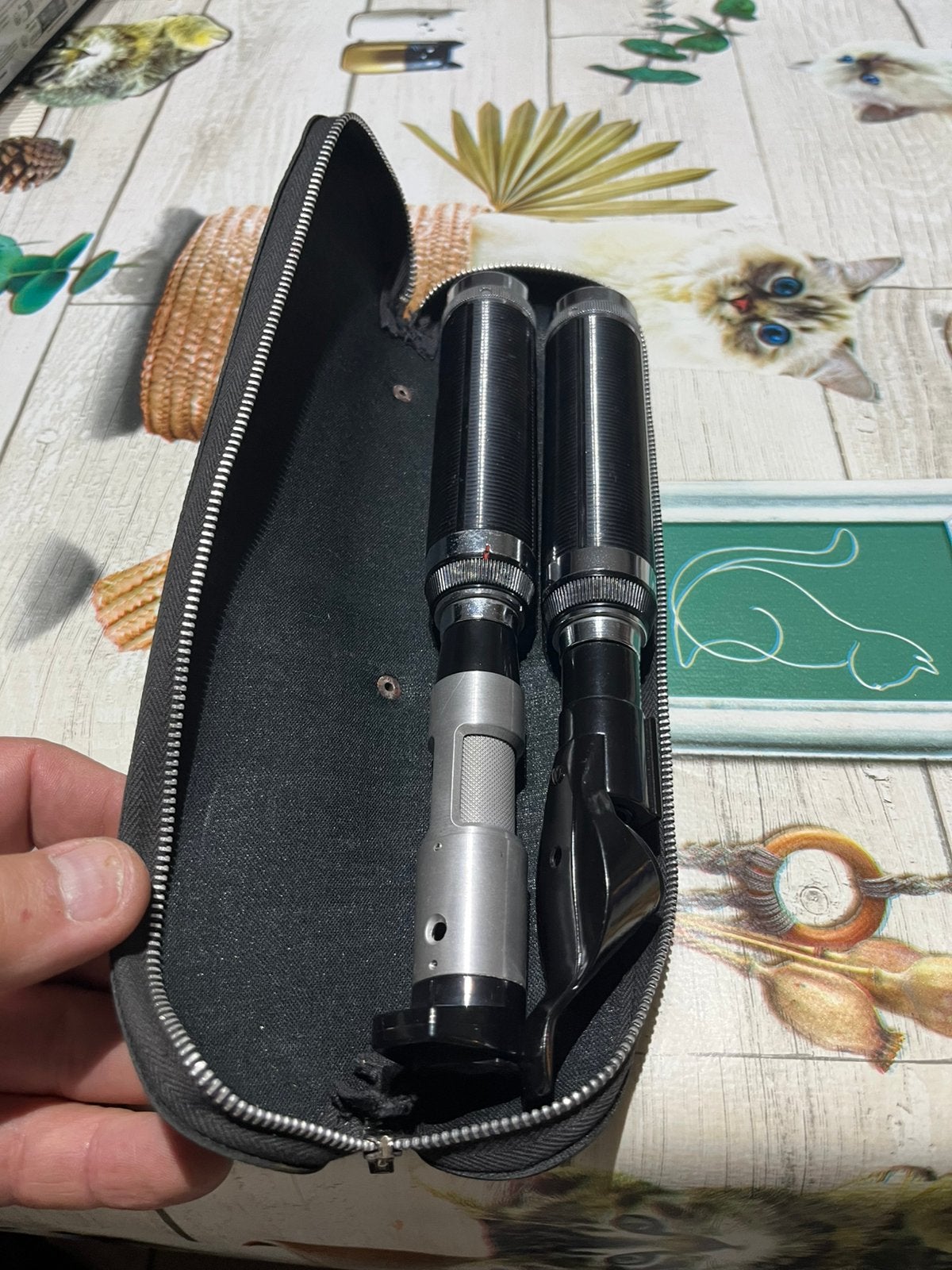 Set  Otoscope +Ophtalmoscope  Welch Allyn, Ophalen, Gebruikt