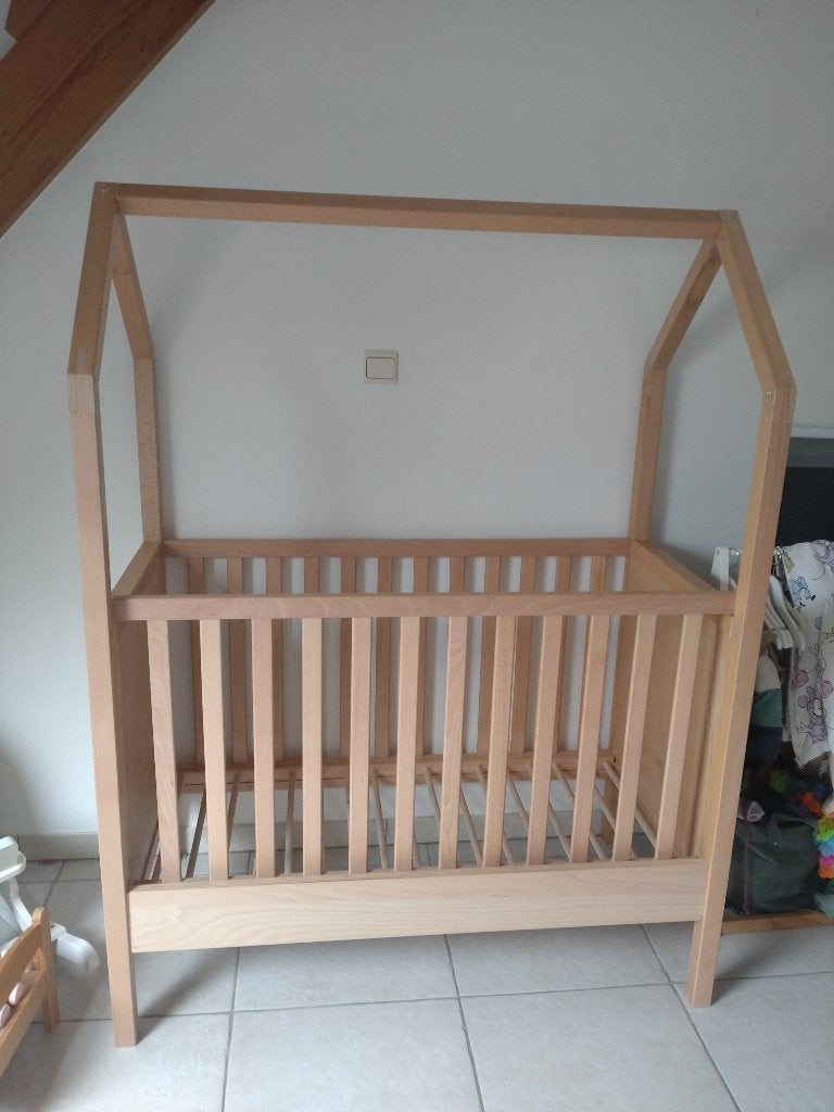 Peuterbed/wieg Bopita, Kinderen en Baby's, Babywiegjes en Ledikanten, Ophalen, Gebruikt, Wieg