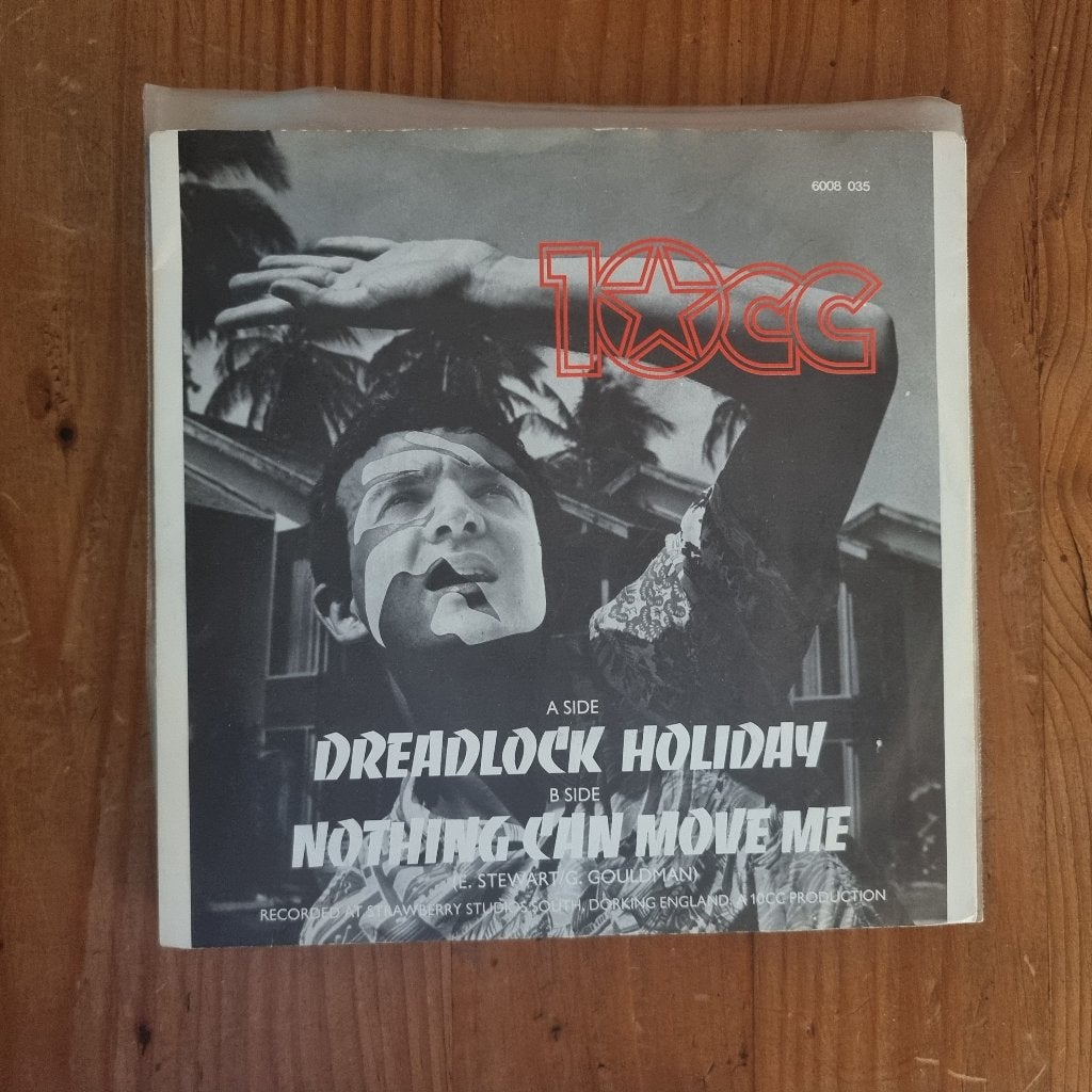 7" 10 CC - Dreadlock holiday, CD & DVD, Vinyles Singles, Utilisé, Pop, 7 inch, Enlèvement ou Envoi