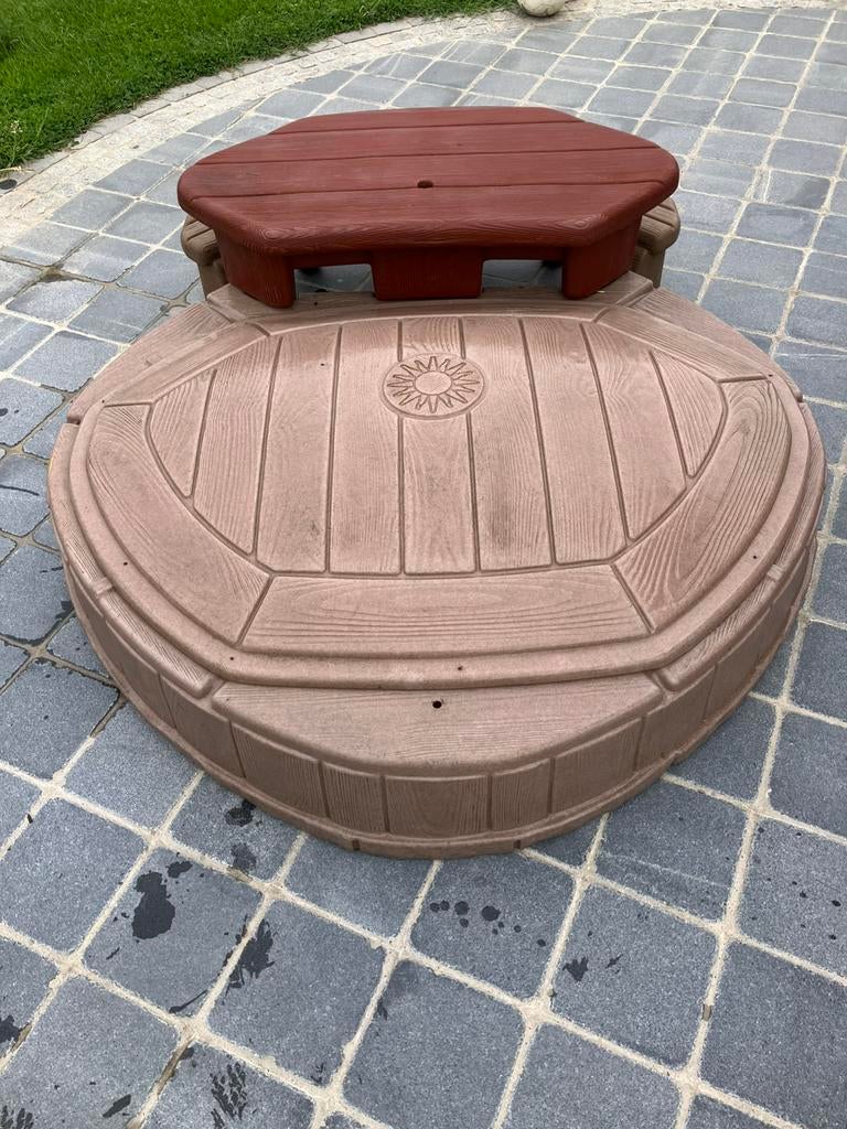 Zandbak met picknicktafel step 2, Kinderen en Baby's, Ophalen, Gebruikt