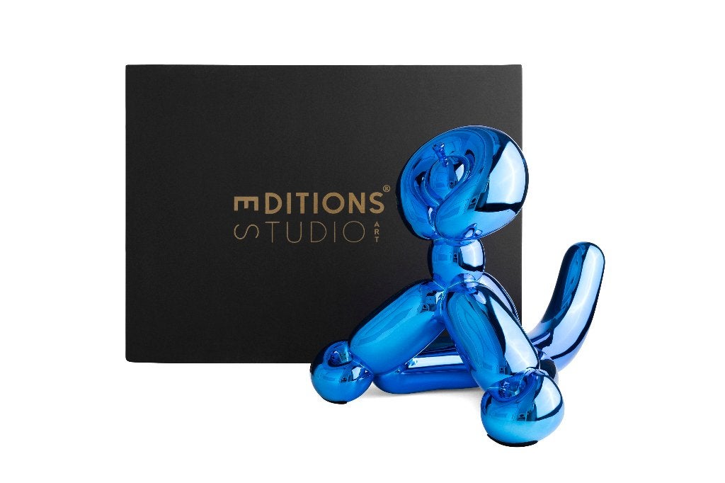 Jeff Koons (After) - Balloon Monkey Blue, Beeld, Ophalen of Verzenden, Gesigneerd, Overige materialen
