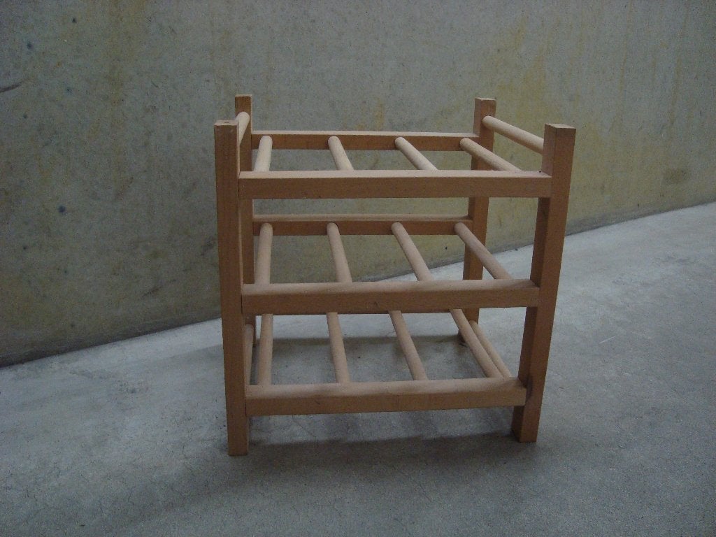 range bouteille ikea Hutten en bois, Maison & Meubles, Enlèvement, Comme neuf, Bois, 5 à 15 bouteilles