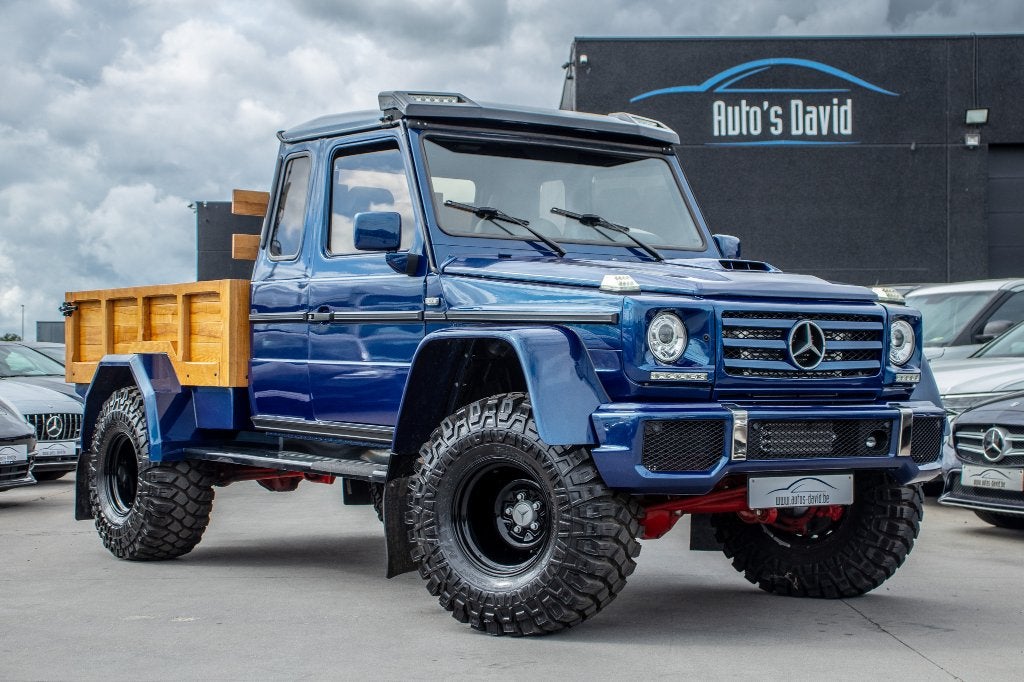 Mercedes-Benz G-Klasse 4X4² / om606 3.0D / GT2262V VNT-TURBO, Automaat, G-Klasse, Blauw, 2996 cc